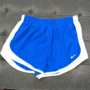 Nike Dri-fit Blue/White Shorts - Size Small